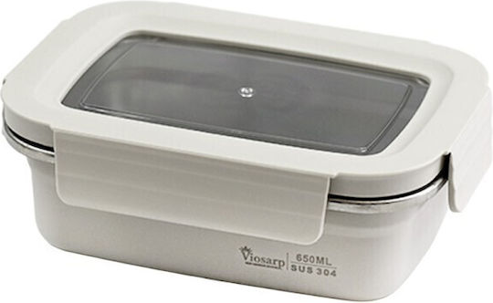 Viosarp Lunchbox Inox Gray 650ml 1Stück