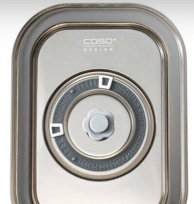 Caso VacuBoxx Комплект Стъклени Кутии За Храна Черни 14.5x9.5см 3 Бройки