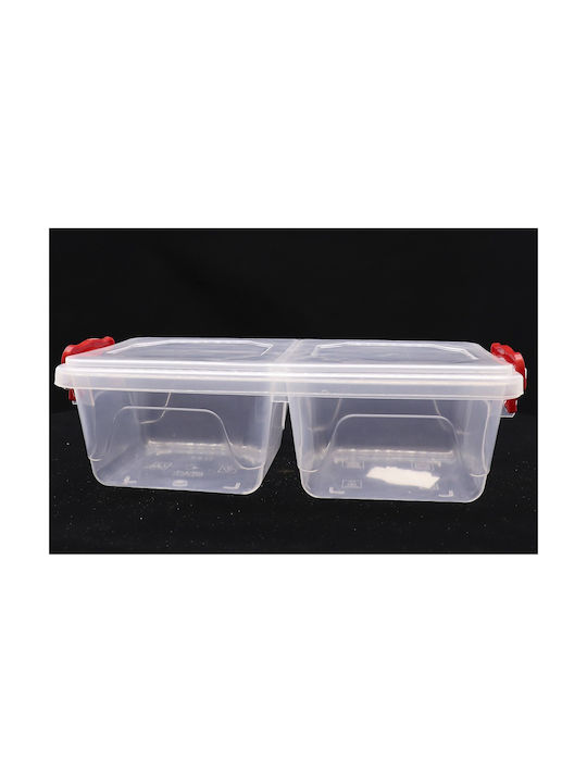 Welkhome Cutie pentru Mâncare Plastic Transparent 500ml 1buc