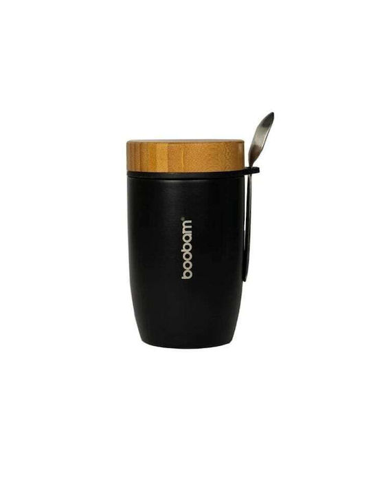 Boobam Δοχείο Φαγητού Inox Θερμός Λευκό 500ml