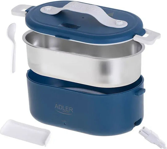 Adler Electric Food Container Plastic Blue with Compartments 800ml