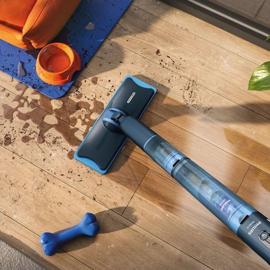 Philips Oneup Rechargeable Stick Vacuum 3.6V Blue