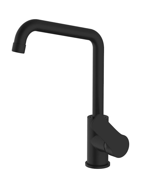 Ottone Meloda Vera Kitchen Faucet Counter Black Matte