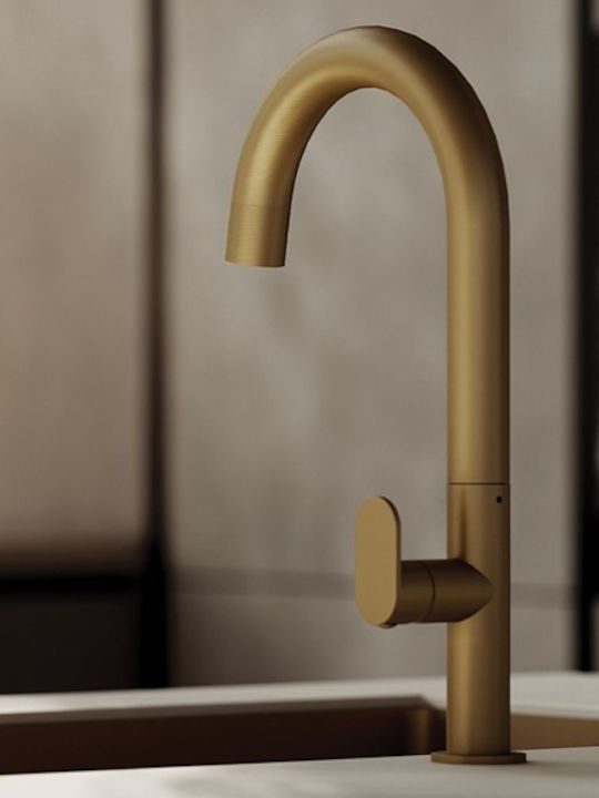 Orabella Kitchen Faucet Counter Rose Gold