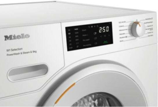 Miele PWash&Steam Πλυντήριο Ρούχων 9kg με Τεχνολογία Ατμού 1400 Στροφών CapDosing WSD383 WCS