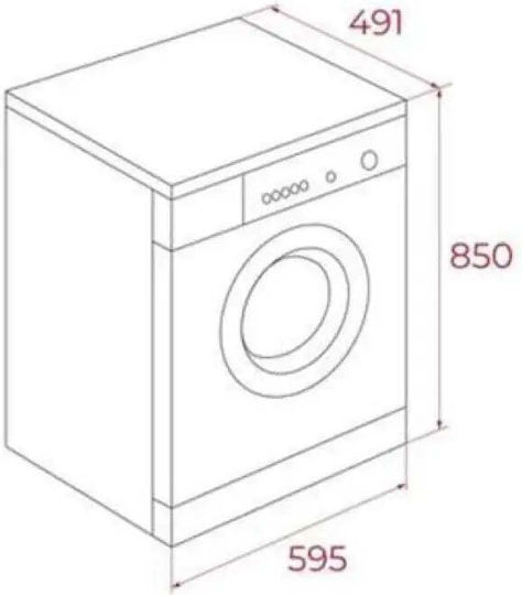 Teka Πλυντήριο Ρούχων 8kg με Τεχνολογία Ατμού 1400 Στροφών WMK 40840 WH