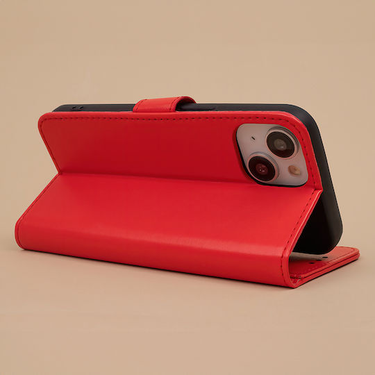 TelForceOne Synthetic Leather Wallet Red (Redmi A7 Pro)