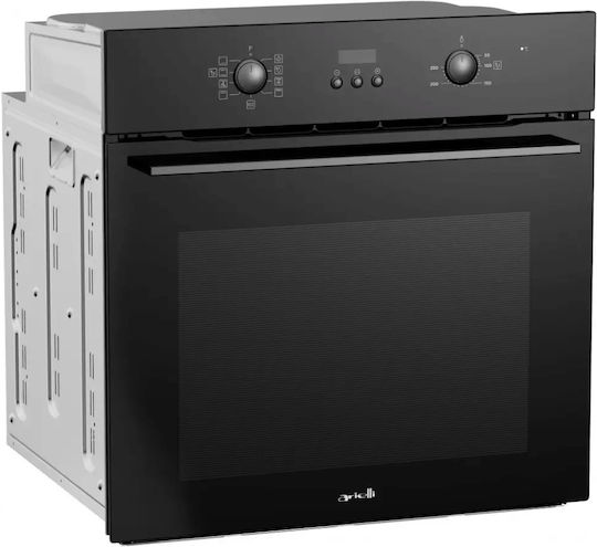 Arielli Φούρνος άνω Πάγκου 70lt Π56εκ. Μαύρος