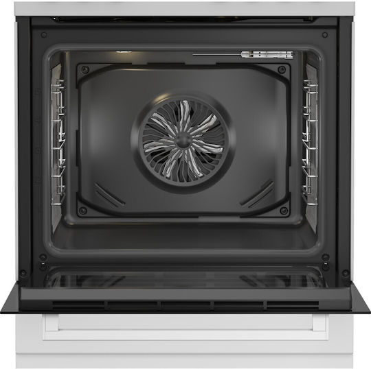 Beko Κουζίνα 65lt με Εστίες Φυσικού Αερίου & Ρεύματος Π60εκ. Λευκή