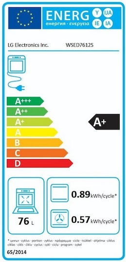 LG Cuptor Deasupra Blatului 76lt cu Plite cu Inducție L59.2cm.