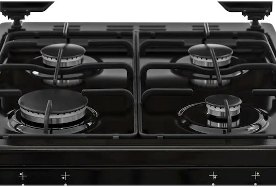 Beko Aragaz 55lt cu Plite pe Gaz Natural L50cm. Bej