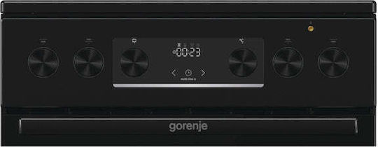 Gorenje Gorenje Herd 70lt Mit Keramik Kochfeld P50cm Schwarz