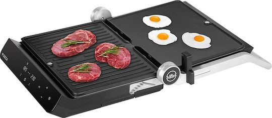 ECG Forza 5200 Сандвич тостер грил с подвижни плочи 2000W Inox
