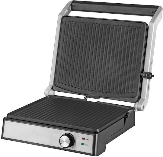 HomeVero Panini Maker Sandwich Maker for 2 Sandwiches 2000W Inox