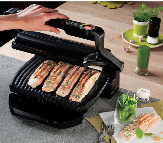 Tefal Optigrill+ GC712 Sandwich Maker Grill cu Plăci Detasabile 2000W Neagră