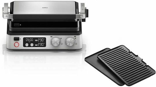 Braun MultiGrill 7 Τοστιέρα Γκριλιέρα με Αποσπώμενες Πλάκες 2000W Μαύρη