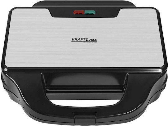 Kraft & Dele Sandwich Maker Grill with Removable Plates 1500W Green