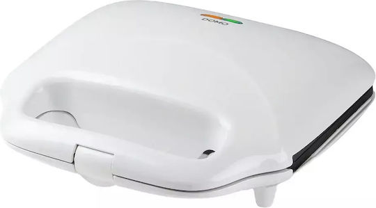 Domo DO9056C Sandwich Maker pentru for 2 Sandwiches Sandvișuri 900W Albă