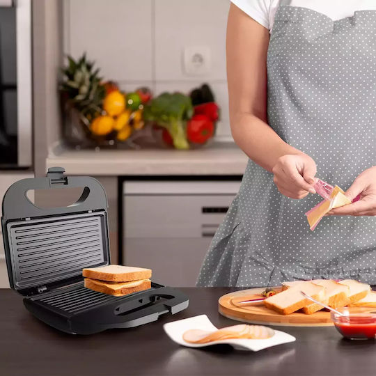 Black & Decker Sandwich Maker for for 2 Sandwiches Sandwiches 750W Brown