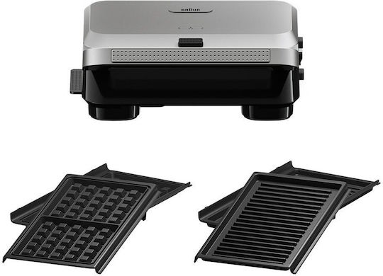Braun Snackmaker 5 Sandwichmaker für 2 Sandwiches 800W Braun