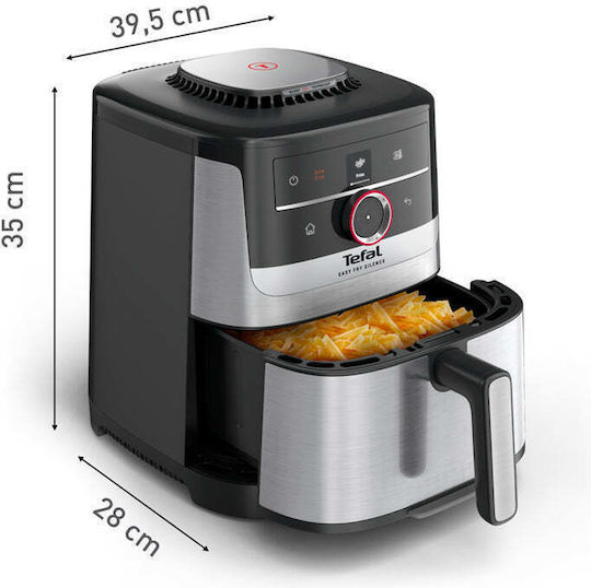 Tefal Easy Fry Silence Еър Фрайър 5л Сребърен