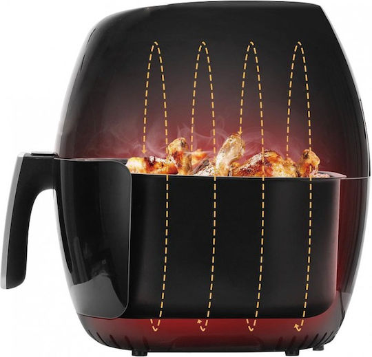 Klausberg Air Fryer 4.5lt Μαύρο KB-7551