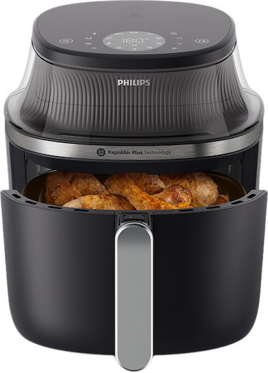 Philips Air Fryer με Διπλό Αποσπώμενο Κάδο 4.2lt Μαύρο NA321/00