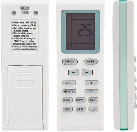 YB1FA 6631 Telecomandă pentru Aer Conditionat Gree