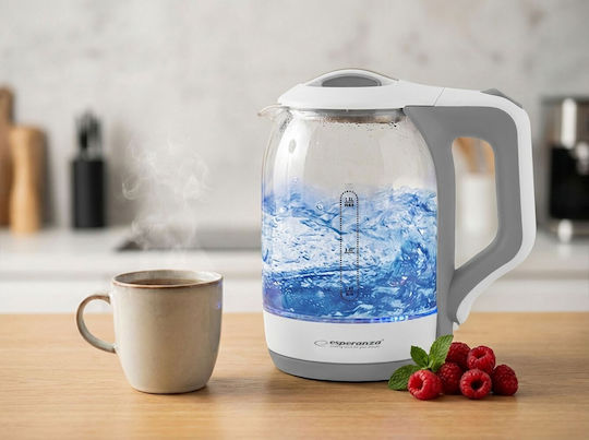 Esperanza Електрически Кана 1.7л 1500W Бяла