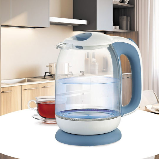 Maestro -Blue Βραστήρας 1.7lt 2200W Μπλε