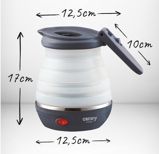 Camry Електрическа Кана За Пътуване 600ml 750W Сива