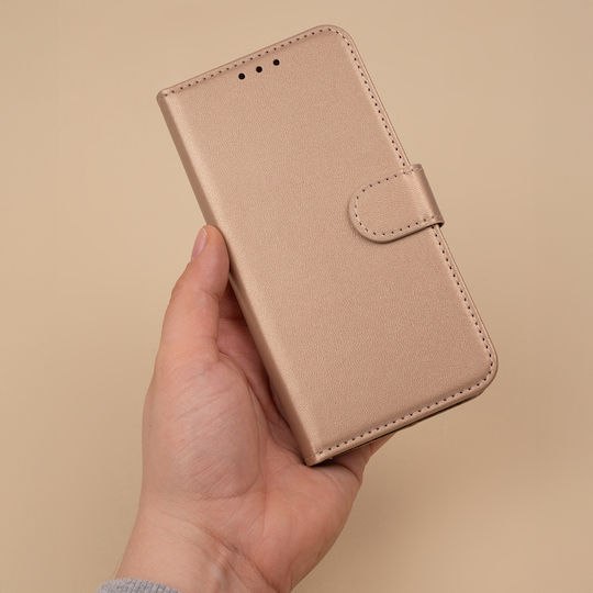 TelForceOne Leather Wallet Gold (Redmi A7 Pro)