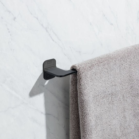 Dimitracas Single Wall-Mounted Bathroom Rail Silver