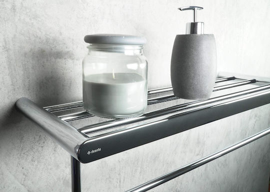 Deante Single Wall-Mounted Bathroom Rail ​62.8x62.8cm Silver