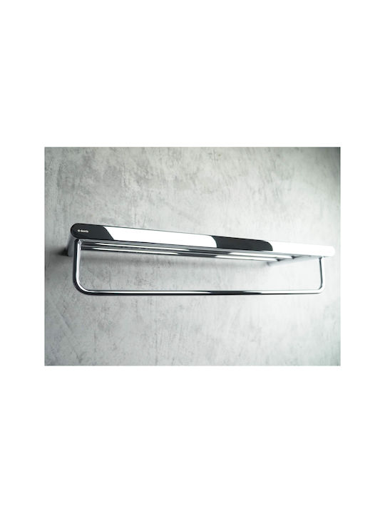 Deante Single Wall-Mounted Bathroom Rail ​62.8x62.8cm Silver