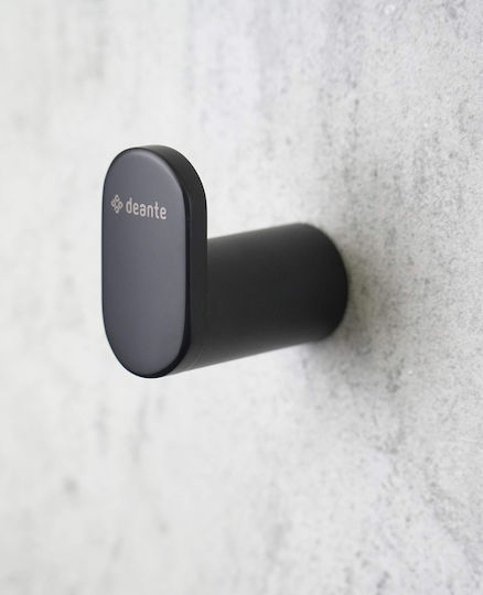 Deante Single Wall-Mounted Bathroom Hook ​50x28cm Black