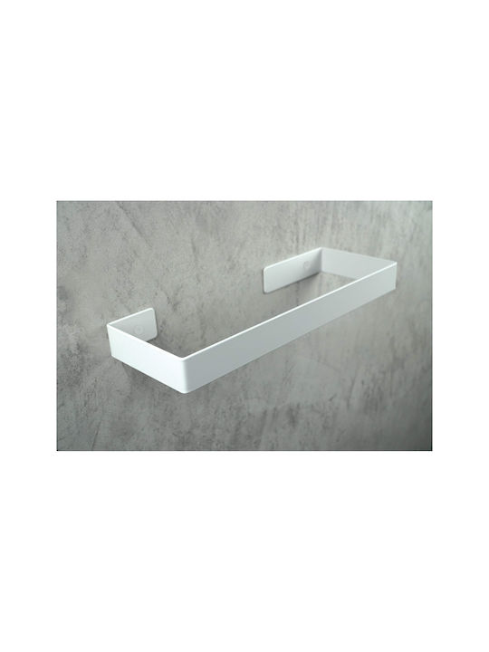 Deante Single Wall-Mounted Bathroom Rail Inox White