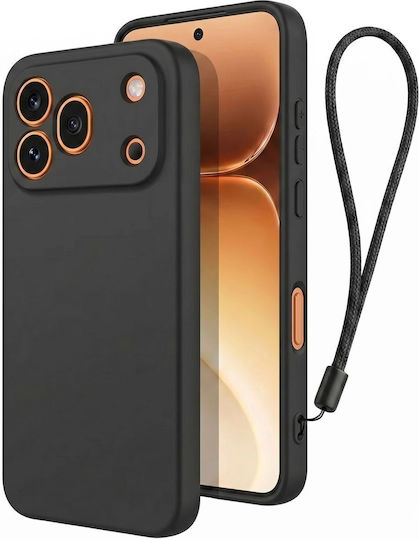 Avizar Case Honor 600 Pro Flexible Protection Lanyard Black
