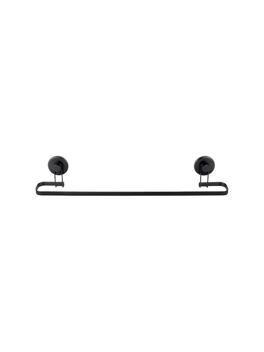 Single Wall-Mounted Bathroom Shelf Unit ​60x60cm Black