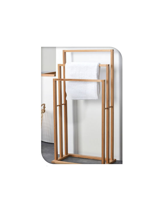 MRShome Triple Wall-Mounted Bathroom Rail with Screws 40x24.5cm Silver