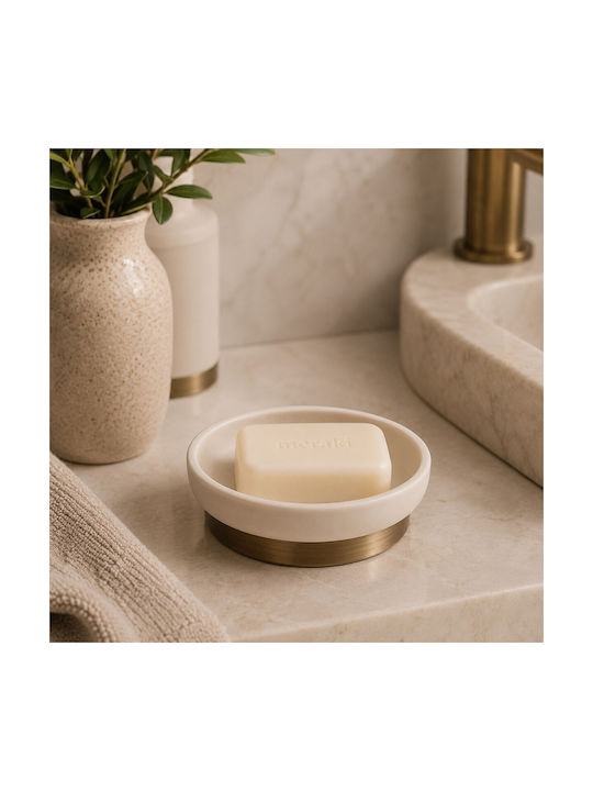 Ankor Kunststoff-Seifenschale Beige 5202305