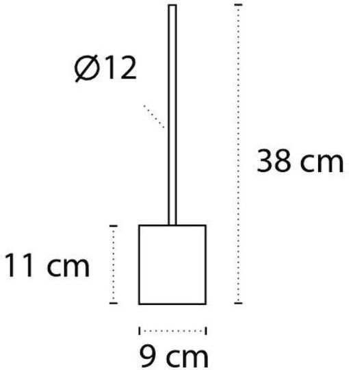 Karag Inox Coș de gunoi pentru baie Negru