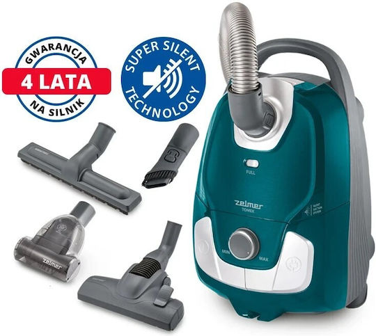 Zelmer ZVC703 Electric Vacuum Cleaner 800W Bagged 3.5lt Green