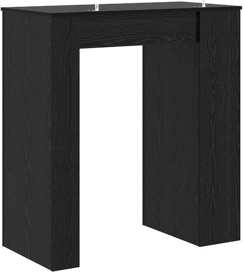 Bar Table Wooden Black Oak 95x47x103.5 cm