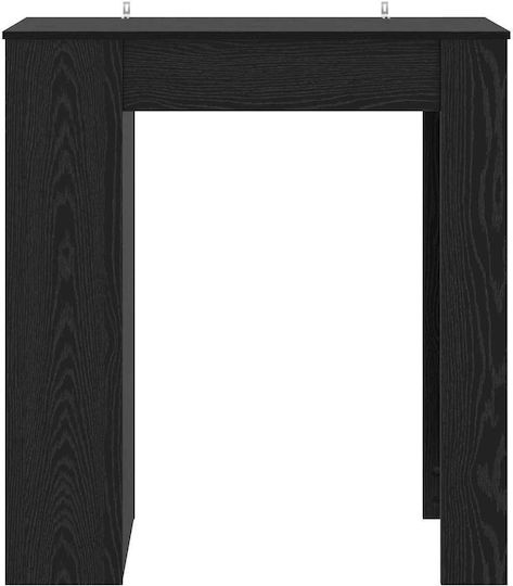 Bar Table Wooden Black Oak 95x47x103.5 cm