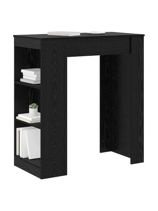 Bar Table Wooden Black Oak 95x47x103.5 cm