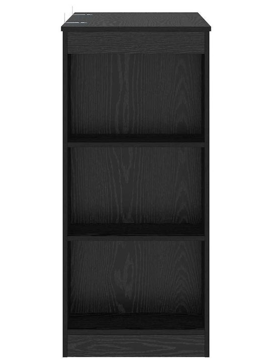 Bar Table Wooden Black Oak 95x47x103.5 cm