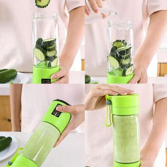 Blender with Plastic Jug 380 ml 3.7V Green TBD002369201L