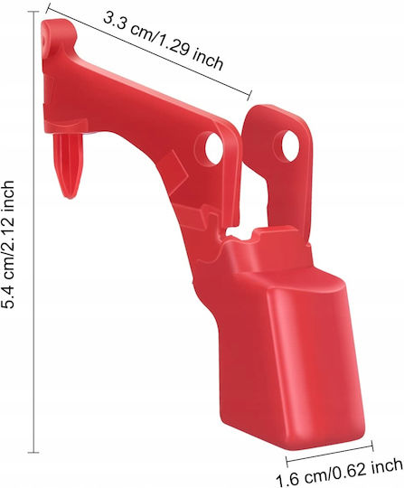 Powerfix Trigger V-red – Reinforced Trigger Button Dyson Vacuum Cleaner V10 V11 Sv12 Sv14 Red Torx Screwdriver