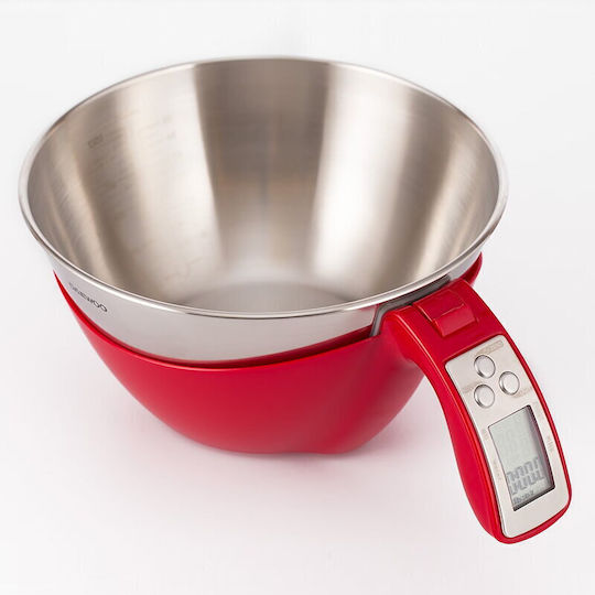 Daewoo Digital Kitchen Scale up to 5kg Red